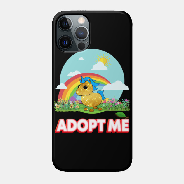 Adopt Me Funny Golden Unicorn Adopt Me Phone Case Teepublic - funny roblox adopt me