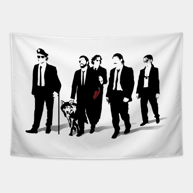 Diamond Dogs Tapestry by ItokoDesign