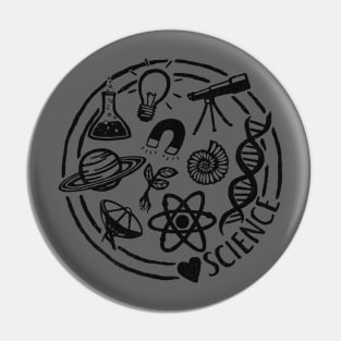 Love Science Pin