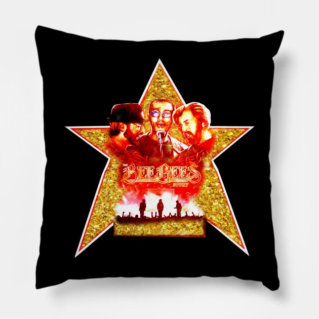 the best Bee Gees Pillow by SEKALICE