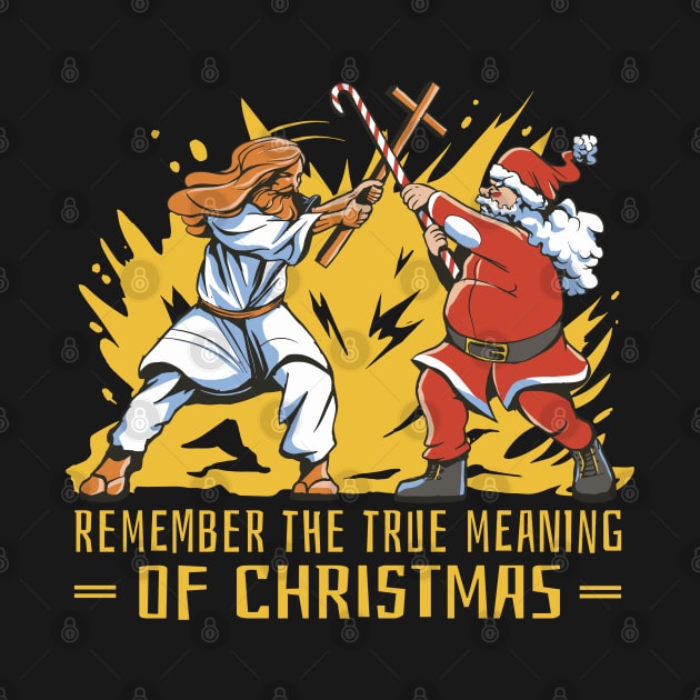Santa & Jesus: The Battle For The Real Meaning of Christmas by Life2LiveDesign