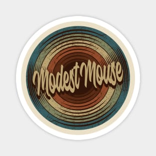 Modest Mouse Vintage Vinyl Magnet