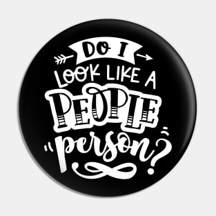 Not a people person Pin