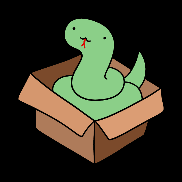 Green Snake in a Box by saradaboru