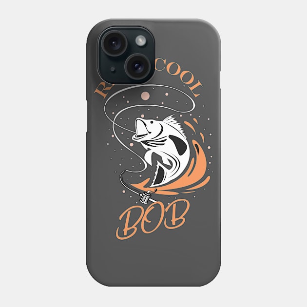 Mens Reel Cool Dad Fisherman Daddy Father's Day Gifts Fishing Phone Case by IbrahemHassan