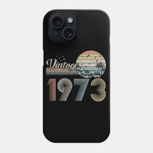 Vintage 1973 Design 47 Years Old 47th birthday for Men Women Phone Case