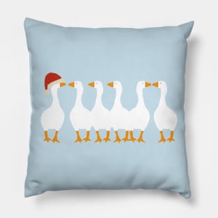 Six Geese of Christmas Pillow