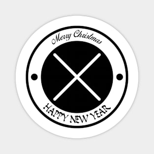 12 - MERRY CHRISTMAS X HAPPY NEW YEAR Magnet