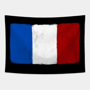 France Grunge Flag Tapestry