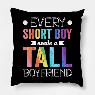 Every Short Boy Needs Tall Boyfriend Lgbt Valentines Day Pillow