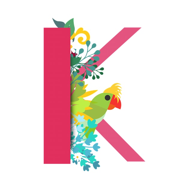 Tropical alphabet K by Susana