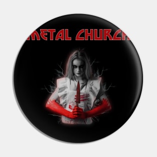 METAL CHURCH BAND Pin