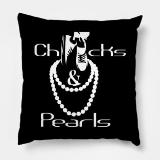 chucks & pearls Pillow