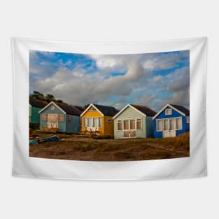 Beach Huts Hengistbury Head Dorset England Tapestry