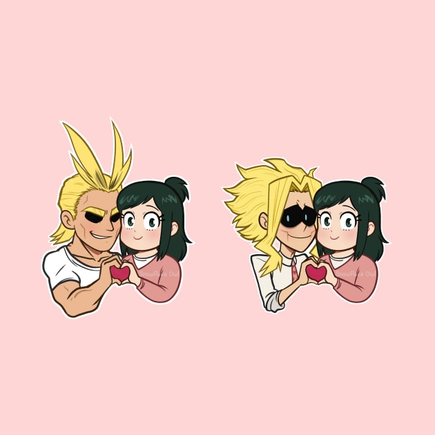 All Might & Inko Dual design (Regular version) by SnowflakeOwl