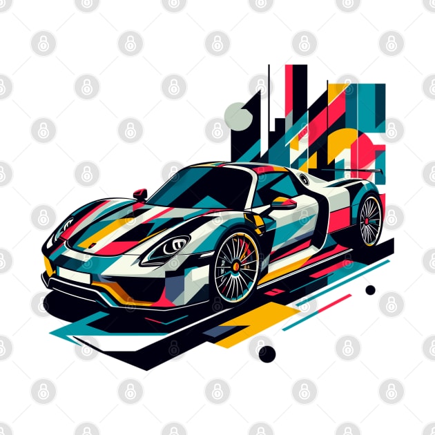 Porsche 918 Spyder by Vehicles-Art