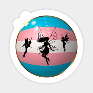 Trans Faerie Sillouette Magnet