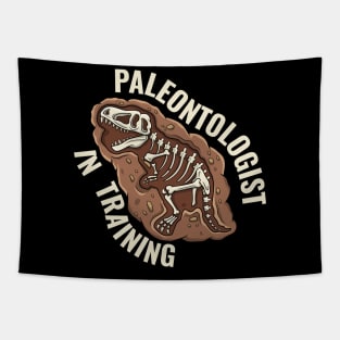 Paleontologist In Training Fathers Day Gift Funny Retro Vintage Tapestry