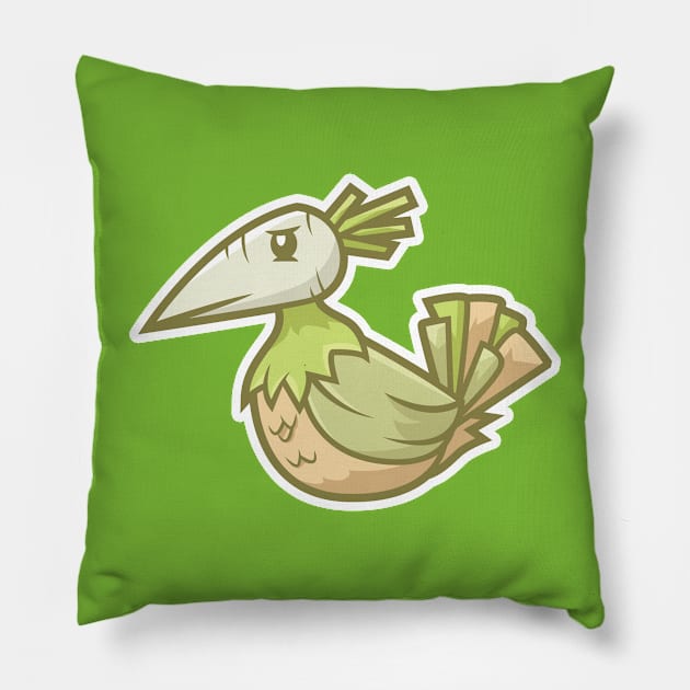 Chicken Radish Pillow by janlangpoako