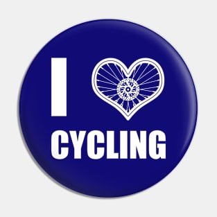 Cycling BIking Love Slogan Meme Gift For Cyclist Pin