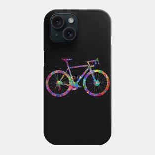 Road bike watercolor Phone Case