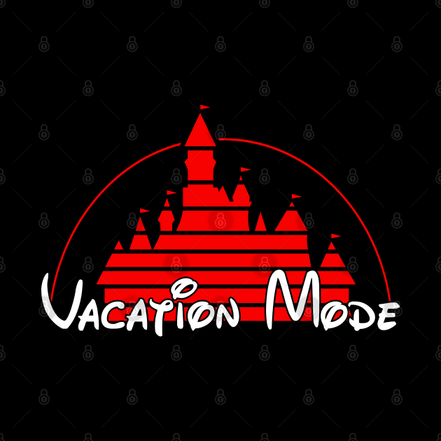 Vacation Mode Red by old_school_designs