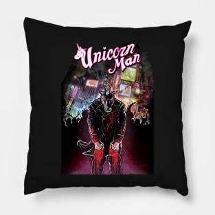 Unicorn Man (Comic) Pillow