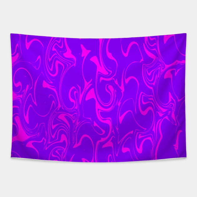 Marble Swirl Texture - Dark and Bright Purple Tones Tapestry by DesignWood Atelier
