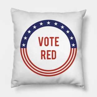 Vote Red Pillow