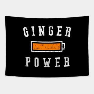 Ginger Power - Funny Ginger Battery Tapestry