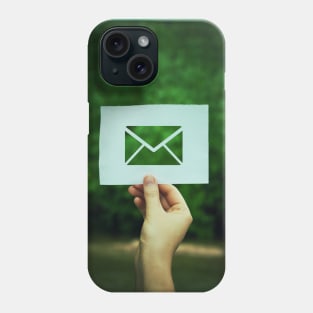 holding message icon Phone Case