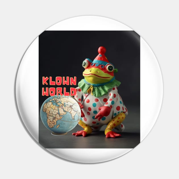 Klown World, Clown Frog, Honk Honkler Pin by FrenArt