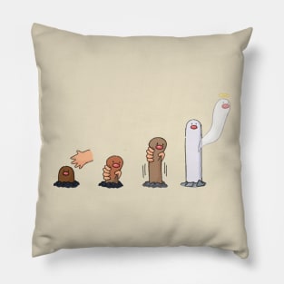 Diglett to wiglett Pillow