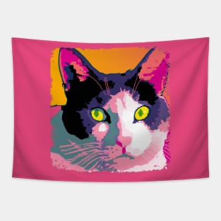 Japanese Bobtail Pop Art - Cat Lover Gift Tapestry