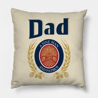 Fathers Day - Beer Label Pillow