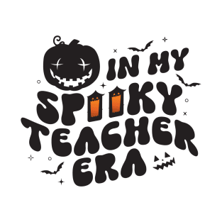 In my spooky teacher ERA black T-Shirt