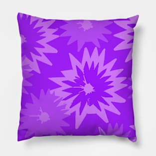 Purple Flowers Pillow