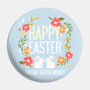 Happy Easter Easter Bunny Rabbits Cute Pin