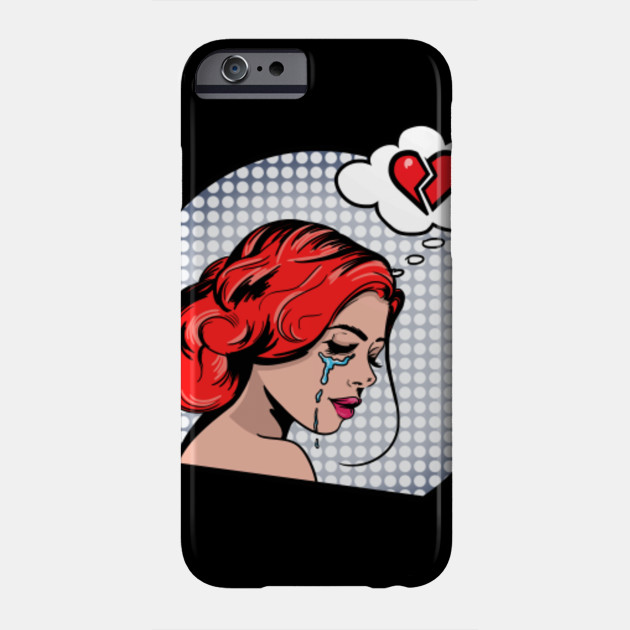 Pop art girl crying t-shirt, Retro comic shirt