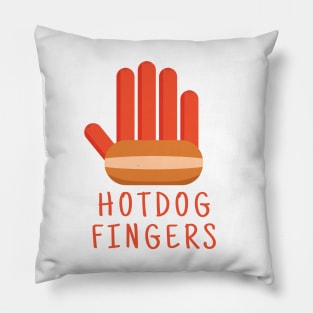 The Office - Hot Dog Fingers Dwight Schrute Jim Halpert Pillow