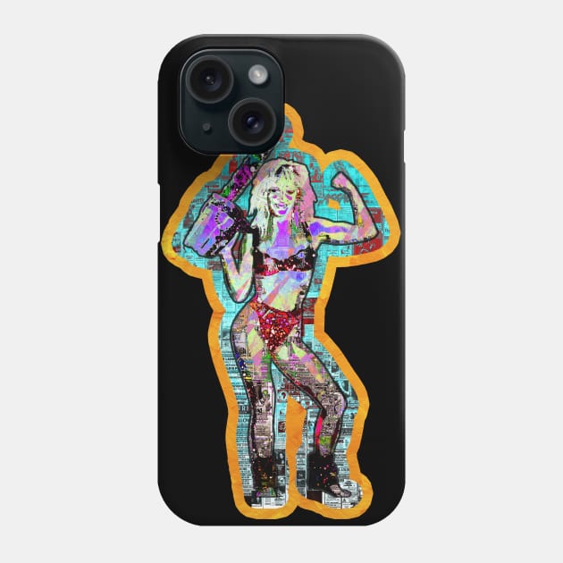 Scream Queen Linnea Quigley Phone Case by Exploitation-Vocation