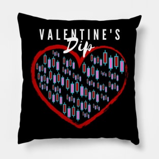 Valentine's Dip - Cryptocurrency Pillow