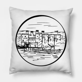 Wales - Conwy Castle Pillow