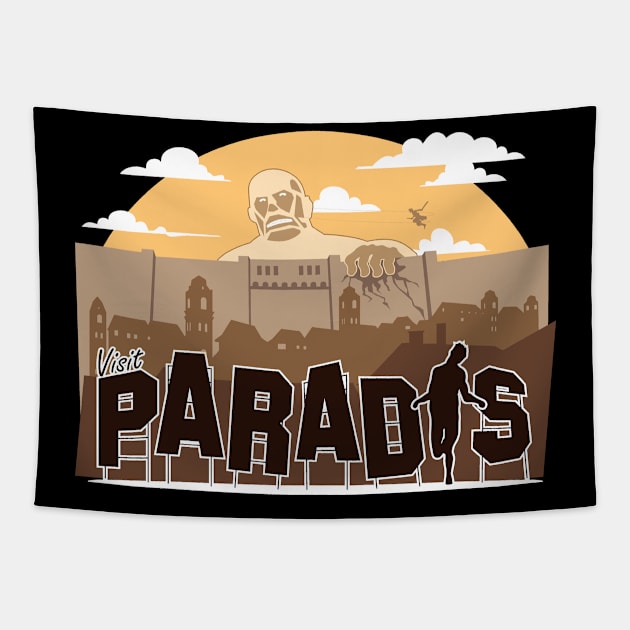 Visit Paradis Tapestry by se7te