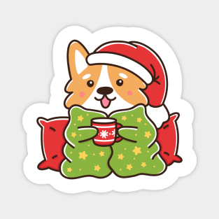 Corgi dog in pajama Magnet