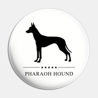 Pharaoh Hound Black Silhouette Pin