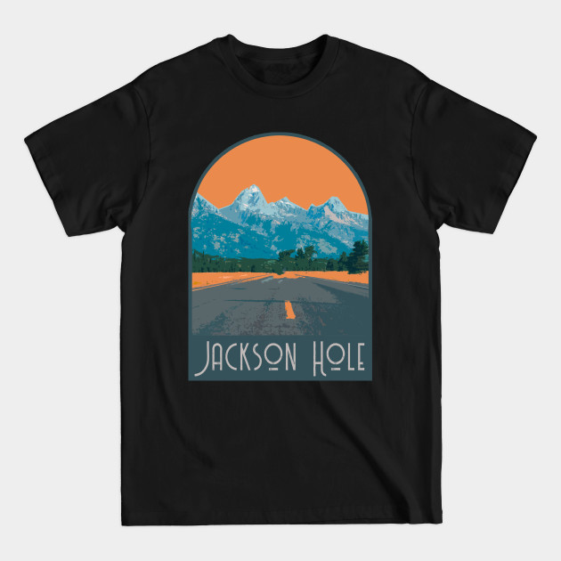 Disover Jackson Hole Decal - Jackson Hole Wyoming - T-Shirt