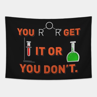 Ether Chemical Formula Chemistry Teacher & Student Gift Idea Tapestry