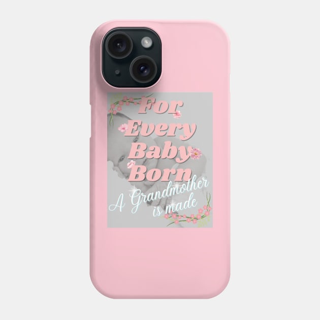 For Every Baby Born (Girl - Lounging) Phone Case by Sabas Shalom's Place