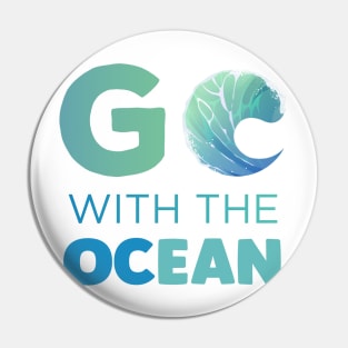 Go with the Ocean Gift Pin